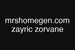 mrshomegen.com zayric zorvane